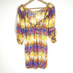 Luli Fama Dulce Tormento South Beach Dress Coverup Womens Large Resort Beach